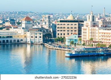 General View Of Old Havana Including Several Well Known Tourist Destinations