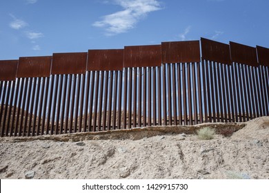 A general View of the US-Mexico Border Wall 