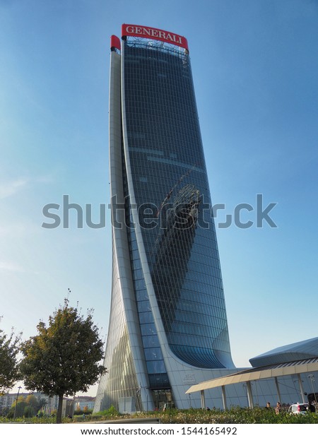 Generali Insurance Company New Skyscraper Headquarter Stock Photo Edit Now 1544165492