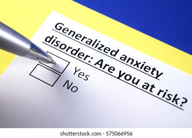 Generalized Anxiety Disorder :Are You At Risk? 