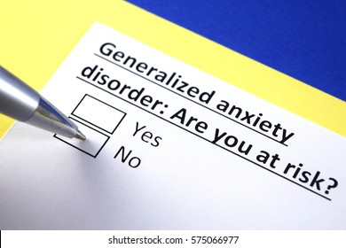 Generalized Anxiety Disorder :Are You At Risk? 