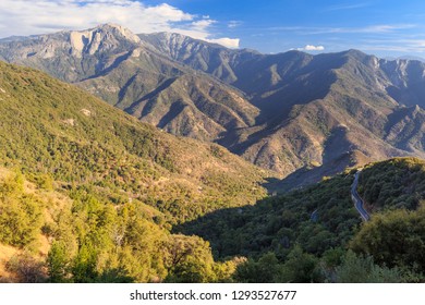 Generals highway in California, view point to Castle Rocks North - Shutterstock ID 1293527677