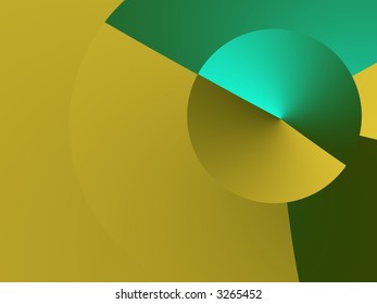 generated circle abstract