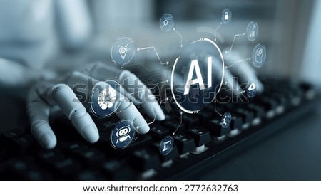 A generative AI assistant displays its multifunctional platform, a central hub for business operations. It powers automation, security, and data-driven innovation. Parse