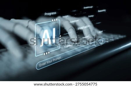 A generative AI assistant visualizes its creative and cognitive processes. The system uses reasoning, imagination, and research to develop strategies and new insights from prompts. Parse