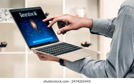 Generative AI virtual assistant tools for prompt engineer and user for ease of engage artificial intelligence AI technology help people to work with generative AI functions by prompting the AI snugly