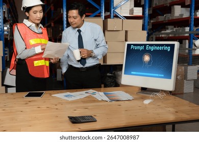 Generative AI virtual assistant tools for prompt engineer and user for ease of engage artificial intelligence AI technology help people to work with generative AI functions by prompting the AI snugly