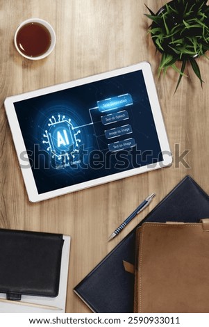 Generative AI virtual assistant tools for prompt engineer and user for ease of engage artificial intelligence AI technology help people to work with generative AI functions by prompting the AI snugly