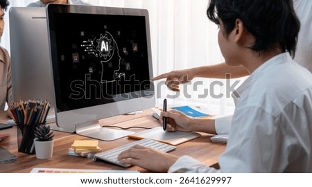 Generative AI virtual assistant tools for prompt engineer and user for ease of engage artificial intelligence AI technology help people to work with generative AI functions by prompting the AI brisk