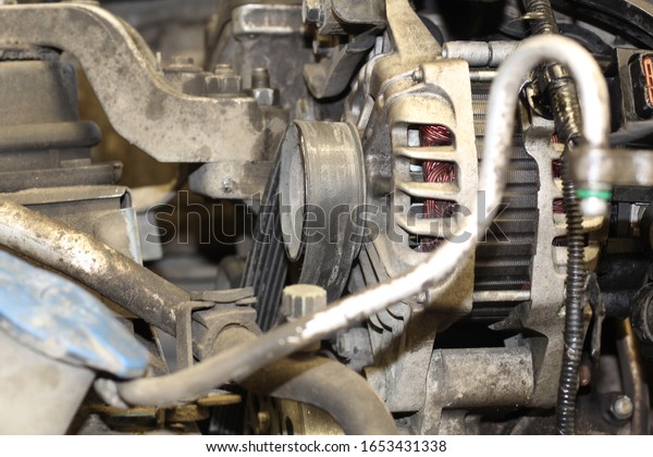 Generator. Element of the engine of the car.\
Maintenance and\
repair.