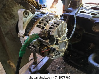 Generator On Car Engine Stock Photo (Edit Now) 741979987