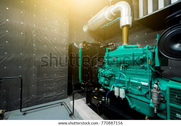 Generator Room Emergency power supply. Powered by
Diesel power.
