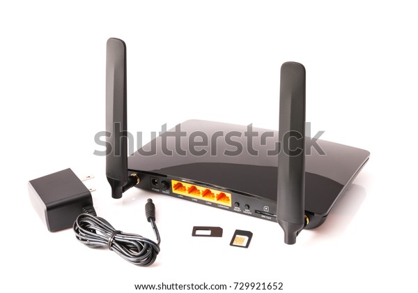 Generic Internet Networking Device Wireless Router Stock Photo