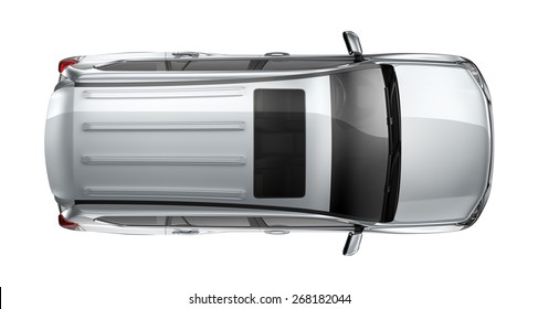 Suv Car Top View
