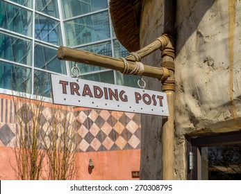 Generic trading post sign.