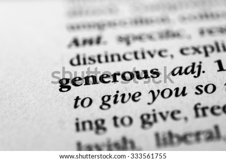 Generous