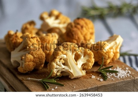 a generous pile of crispy breaded cauliflower florets