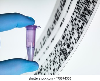 Genetic Sample And DNA Autoradiogram