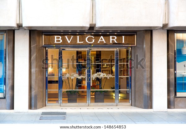 Geneva August 3 Retail Outlet Bvlgari 