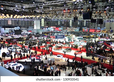 GENEVA, MAR 5: General view from the 83rd Geneva Motor Show, in Switzerland on March 5, 2013.