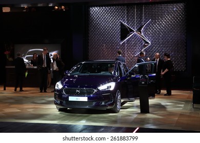 GENEVA, MARCH 3:A CitroÃ«n Ds 5 Car On Display At 85th International Geneva Motor Show At Palexpo-Geneva On March 3, 2015 At Geneva, Switzerland. 