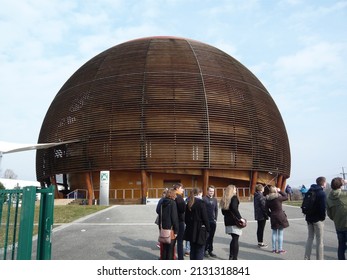 Geneva, Switzerland - 3 12 2015: Visiting CERN In Geneva