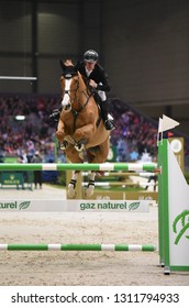 Geneva, Switzerland - December 9th 2018: Marcus Ehning Riding Prêt A Tout For Germany In The Rolex Grand Prix