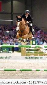 Geneva, Switzerland - December 9th 2018: Marcus Ehning Riding Prêt A Tout For Germany In The Rolex Grand Prix