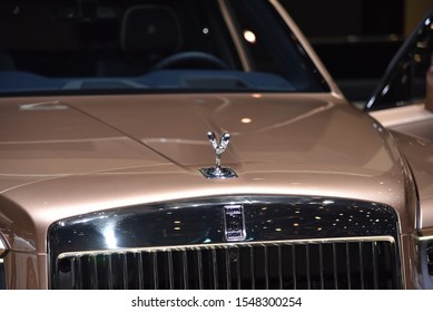 Geneva, Switzerland - March 05, 2019: Rolls Royce Cullinan - Geneva International Motor Show 2019 GIMS