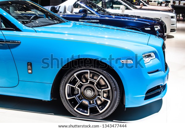 Geneva Switzerland March 05 2019 Metallic Stock Photo Edit Now