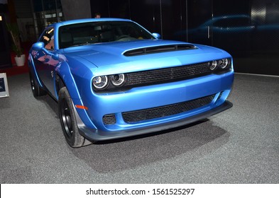 Geneva, Switzerland, March 06-2018: Dodge Demon Presented At GIMS