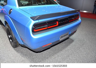 Geneva, Switzerland, March 06-2018: Dodge Demon Presented At GIMS