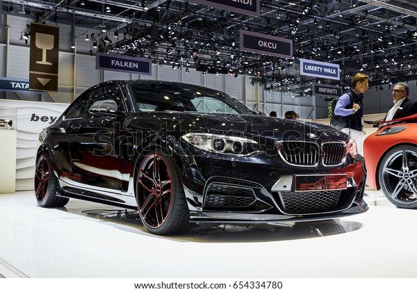 Geneva, Switzerland - March 8, 2017: 2017 AC\
Schnitzer ACL2S presented on the 87-th Geneva International Motor\
Show in the PalExpo