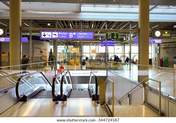 Geneva Switzerland November 19 2015 Interior Stock Photo (Edit Now ...