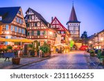 Gengenbach, Germany - Beautiful small town in Black Forest, Baden Wurttemberg land