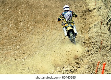 GENK, BELGIUM - JULY 21: J.J. Bruno Hits A Turn In A Race On July 21, 2011 In Genk, Belgium. 