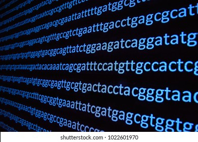 Genome sequencing. The deciphering of the DNA code, write the sequence of nucleotide bases.