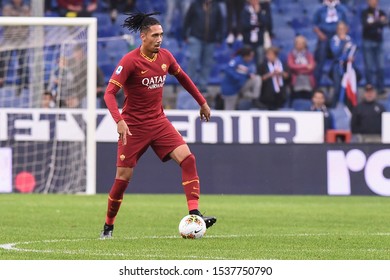 Genova, Italy, October 20 2019 Chris Smalling (Roma) During Sampdoria Vs AS Roma Italian Soccer Serie A Men Championship