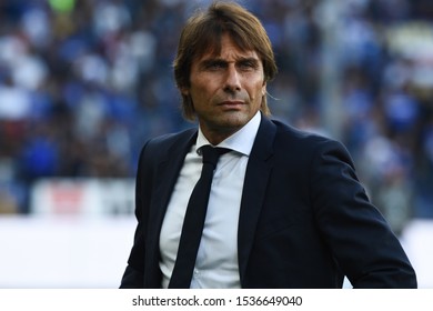 Genova, Italy, September 28 2019 Antonio Conte (Inter) During Sampdoria Vs Inter Italian Soccer Serie A Men Championship