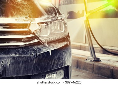 Gentle Car Washing. 