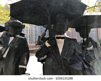 The Gentlemen Statue By Ju Ming Chicago 2017