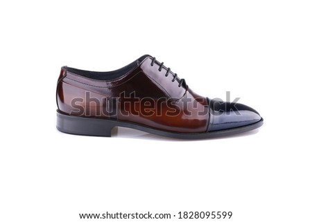 Genuine leather classic men shoes