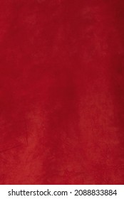 Genuine Leather, Suede. Vertical Red Suede Background.