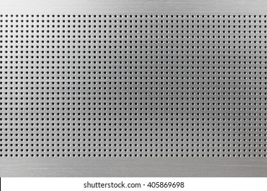 Genuine Metal Texture With Small Holes