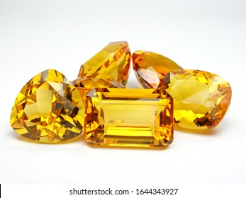 genuine mined natural yellow sapphire emerald cut shape precious gemstones for design gems jewellery 