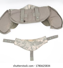 Genuine US Army Interceptor Kevlar Vest Yoke And Neck Protector