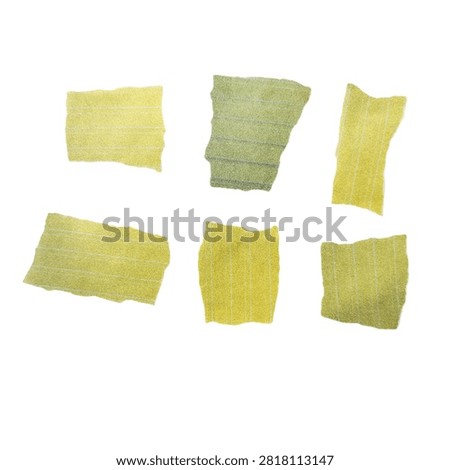 Geographical map of five u.s. states with color variations