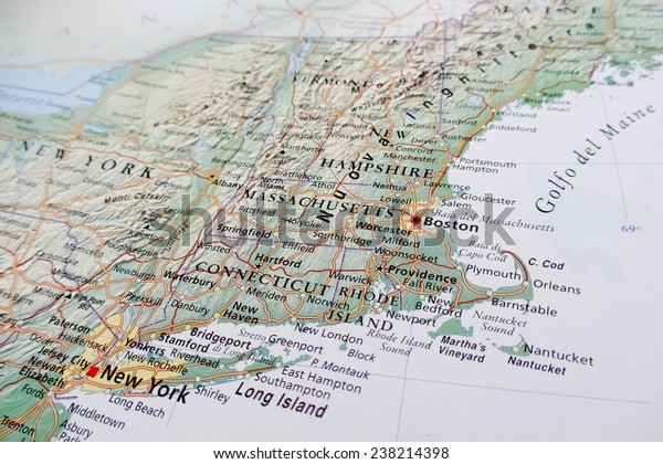 Geographical View Boston Geographical View Altered Stock Photo ...