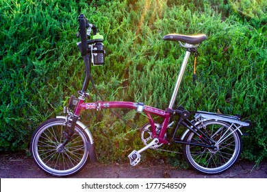 vintage brompton bike