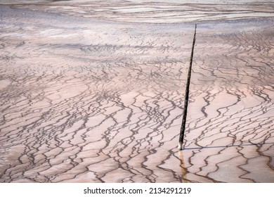 Geologic Formations In Midway Geyser Basin At Yellowstone.